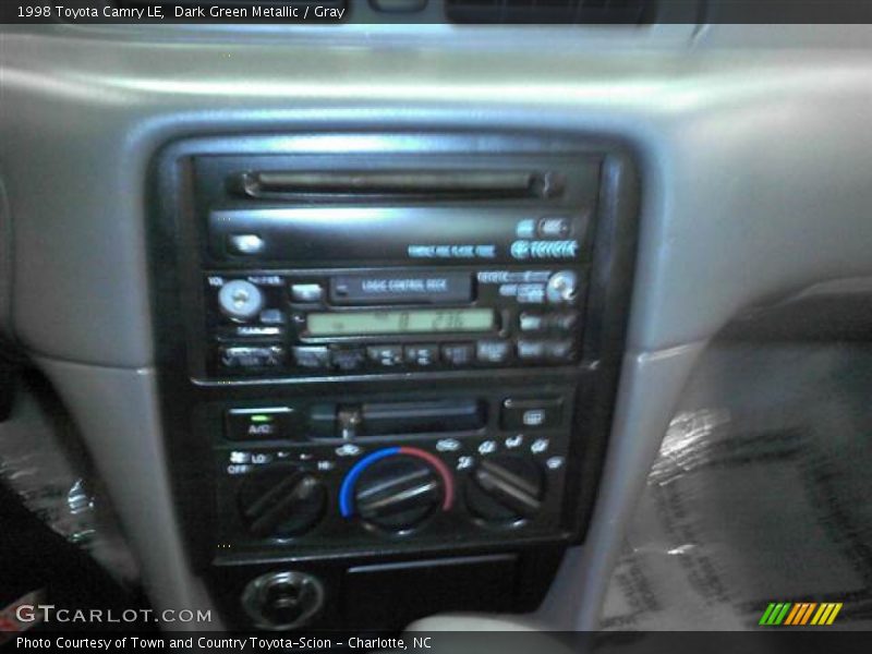Dark Green Metallic / Gray 1998 Toyota Camry LE
