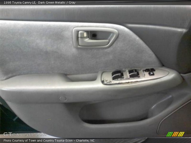 Dark Green Metallic / Gray 1998 Toyota Camry LE