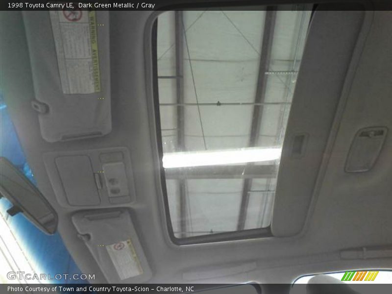 Dark Green Metallic / Gray 1998 Toyota Camry LE