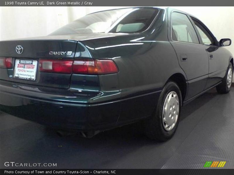 Dark Green Metallic / Gray 1998 Toyota Camry LE