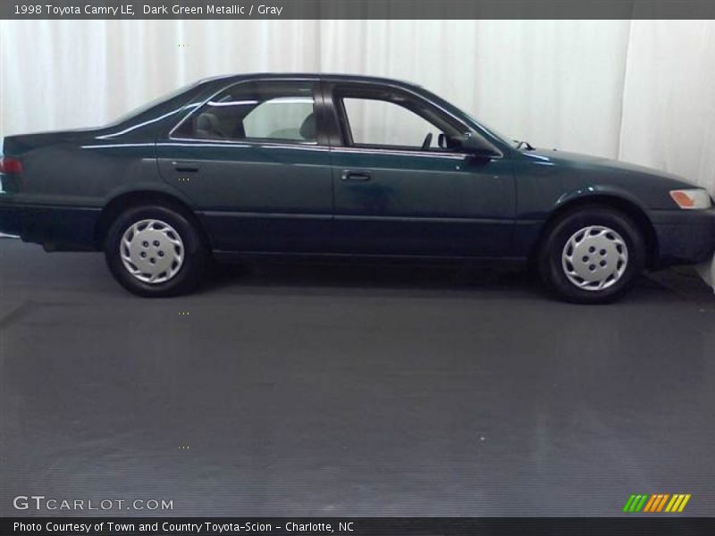 Dark Green Metallic / Gray 1998 Toyota Camry LE