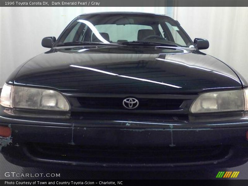 Dark Emerald Pearl / Gray 1996 Toyota Corolla DX