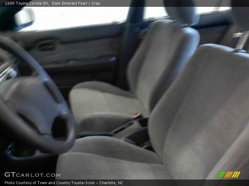 Dark Emerald Pearl / Gray 1996 Toyota Corolla DX