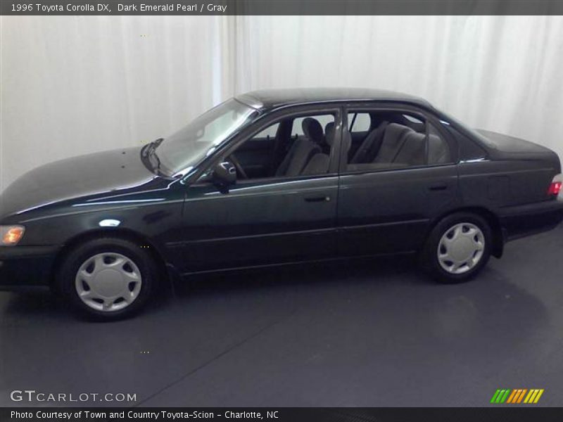 Dark Emerald Pearl / Gray 1996 Toyota Corolla DX