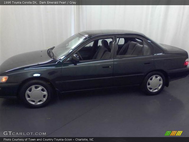 Dark Emerald Pearl / Gray 1996 Toyota Corolla DX