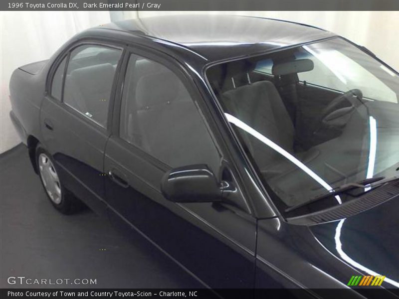 Dark Emerald Pearl / Gray 1996 Toyota Corolla DX
