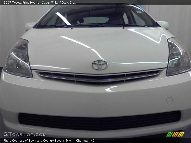 Super White / Dark Gray 2007 Toyota Prius Hybrid