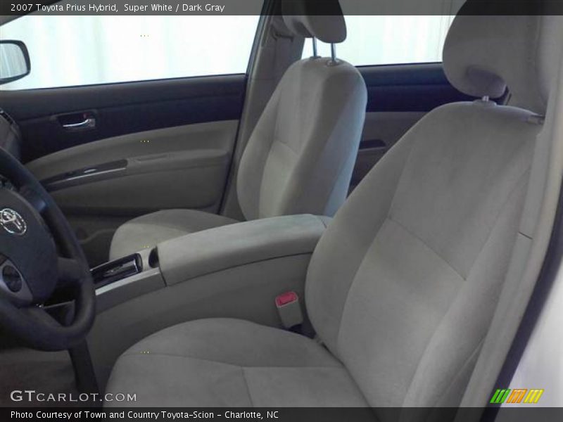 Super White / Dark Gray 2007 Toyota Prius Hybrid