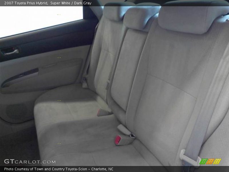 Super White / Dark Gray 2007 Toyota Prius Hybrid