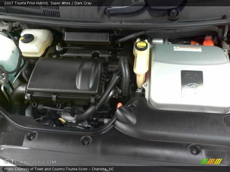 Super White / Dark Gray 2007 Toyota Prius Hybrid