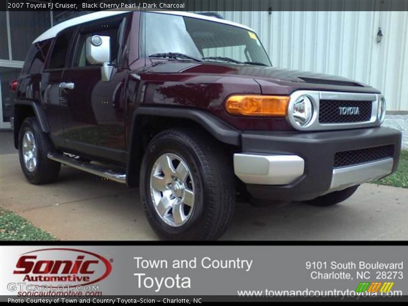 Black Cherry Pearl / Dark Charcoal 2007 Toyota FJ Cruiser