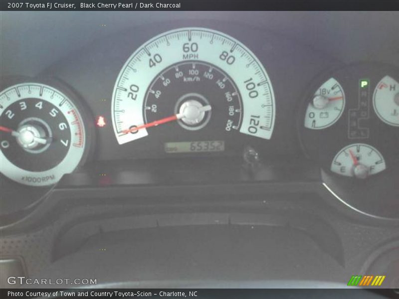 Black Cherry Pearl / Dark Charcoal 2007 Toyota FJ Cruiser