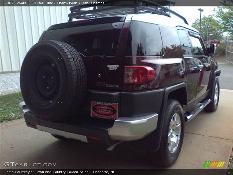 Black Cherry Pearl / Dark Charcoal 2007 Toyota FJ Cruiser