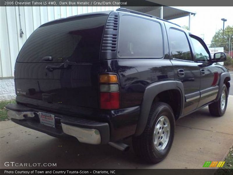 Dark Blue Metallic / Gray/Dark Charcoal 2006 Chevrolet Tahoe LS 4WD