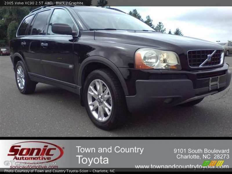 Black / Graphite 2005 Volvo XC90 2.5T AWD