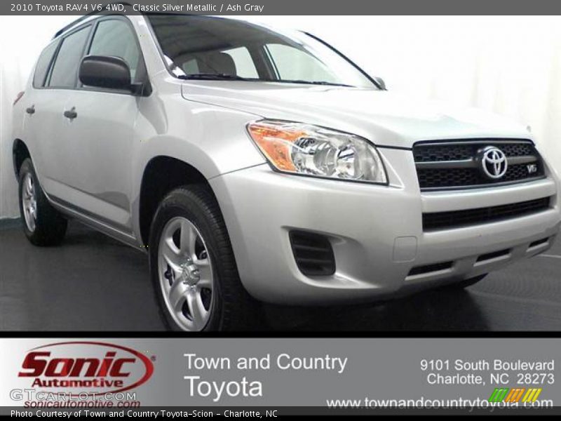 Classic Silver Metallic / Ash Gray 2010 Toyota RAV4 V6 4WD