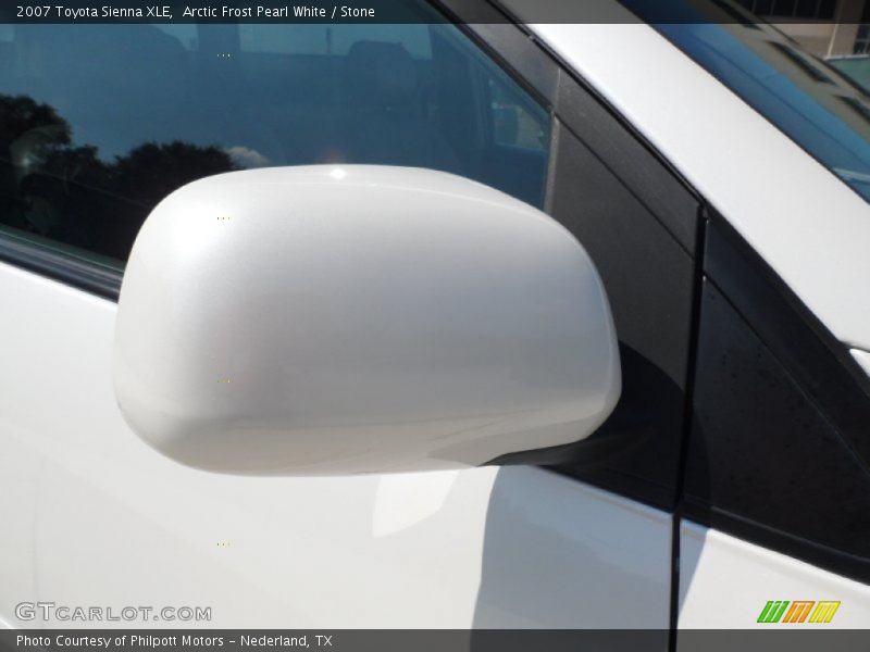 Arctic Frost Pearl White / Stone 2007 Toyota Sienna XLE