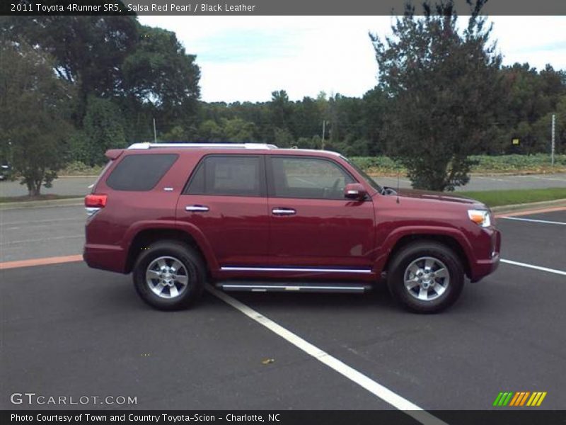 Salsa Red Pearl / Black Leather 2011 Toyota 4Runner SR5