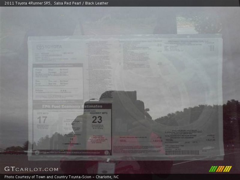 Salsa Red Pearl / Black Leather 2011 Toyota 4Runner SR5