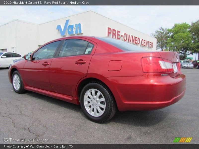 Rave Red Pearl / Medium Gray 2010 Mitsubishi Galant FE