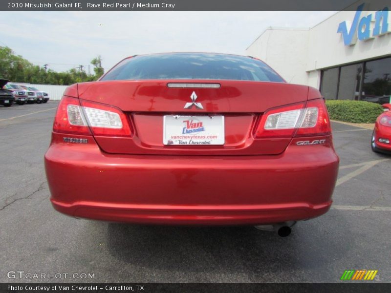 Rave Red Pearl / Medium Gray 2010 Mitsubishi Galant FE