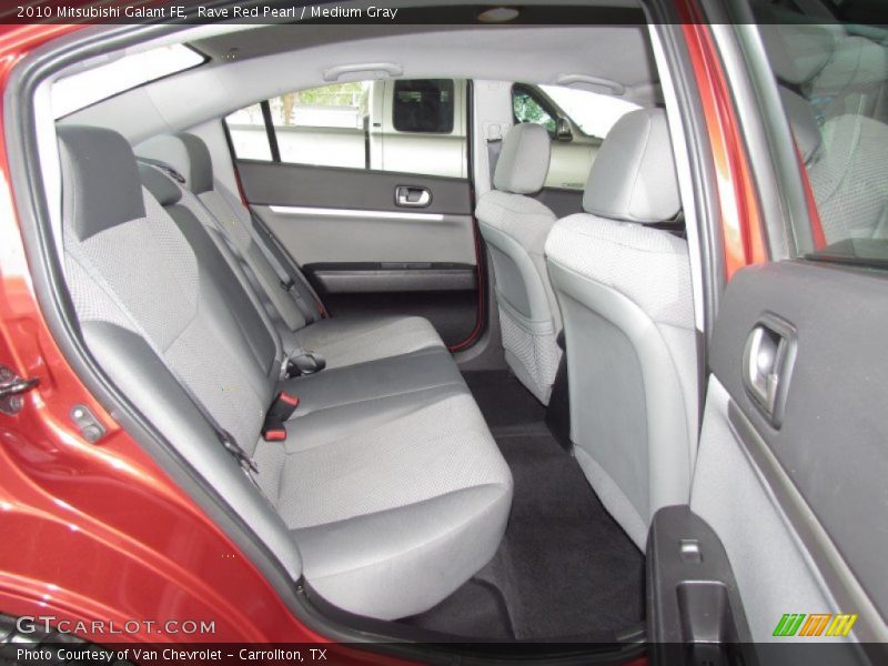 Rave Red Pearl / Medium Gray 2010 Mitsubishi Galant FE