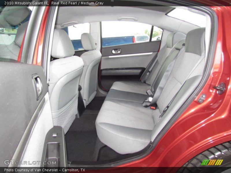 Rave Red Pearl / Medium Gray 2010 Mitsubishi Galant FE