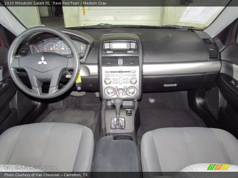 Rave Red Pearl / Medium Gray 2010 Mitsubishi Galant FE