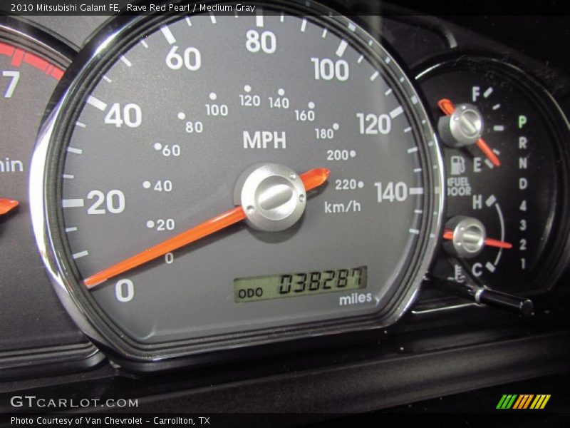 Rave Red Pearl / Medium Gray 2010 Mitsubishi Galant FE