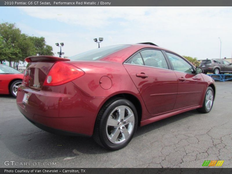 Performance Red Metallic / Ebony 2010 Pontiac G6 GT Sedan