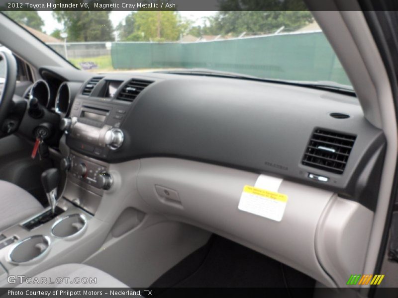 Magnetic Gray Metallic / Ash 2012 Toyota Highlander V6