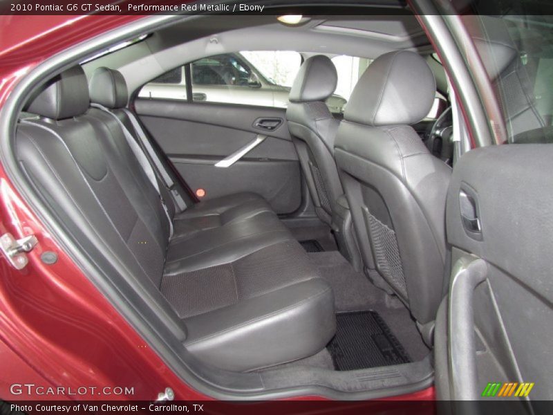 Performance Red Metallic / Ebony 2010 Pontiac G6 GT Sedan