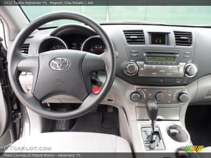 Dashboard of 2012 Highlander V6
