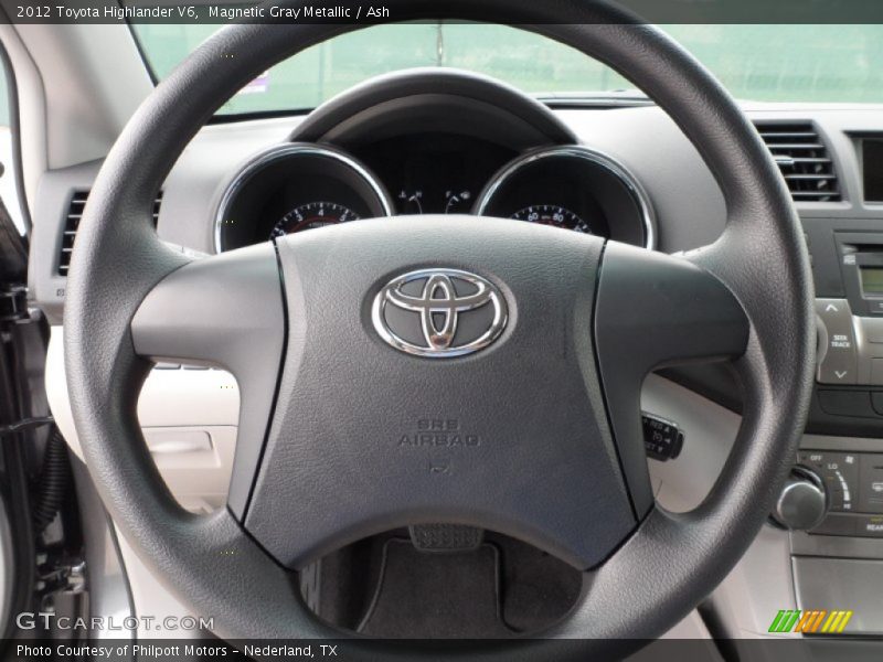  2012 Highlander V6 Steering Wheel