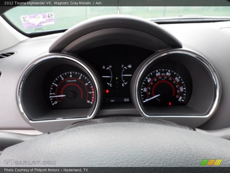  2012 Highlander V6 V6 Gauges