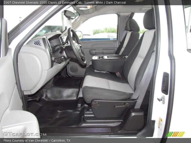 Summit White / Dark Charcoal 2007 Chevrolet Silverado 1500 Classic LS Extended Cab