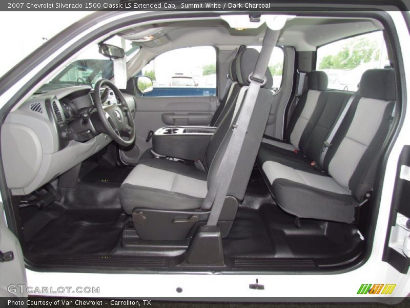 Summit White / Dark Charcoal 2007 Chevrolet Silverado 1500 Classic LS Extended Cab