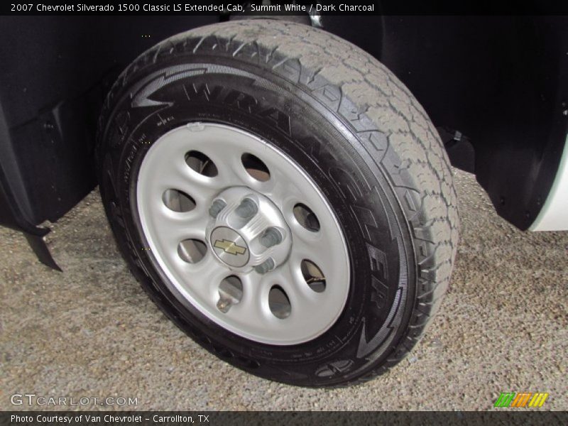 Summit White / Dark Charcoal 2007 Chevrolet Silverado 1500 Classic LS Extended Cab