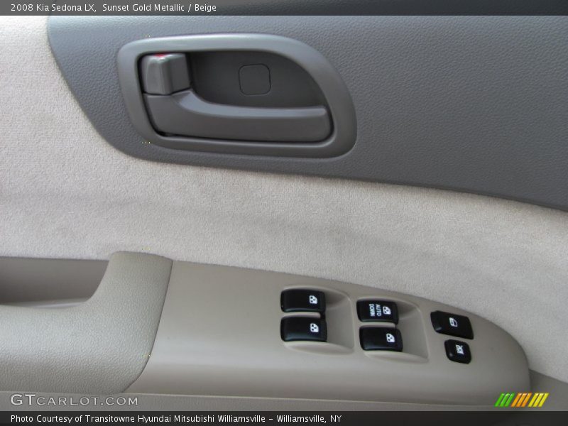 Sunset Gold Metallic / Beige 2008 Kia Sedona LX