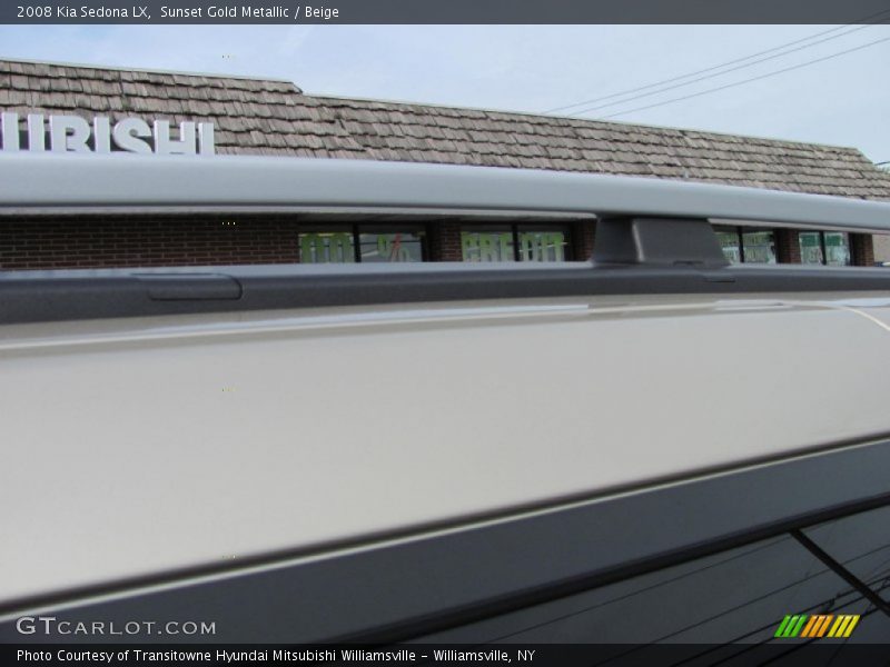 Sunset Gold Metallic / Beige 2008 Kia Sedona LX