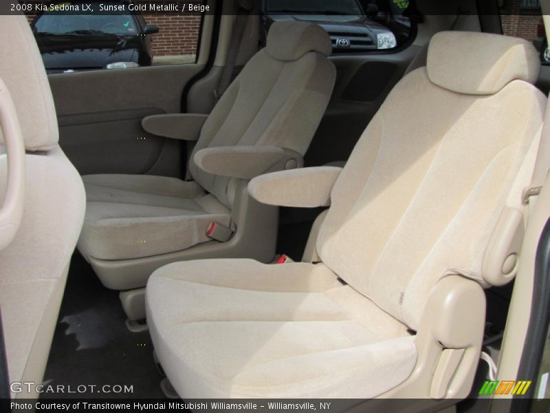 Sunset Gold Metallic / Beige 2008 Kia Sedona LX