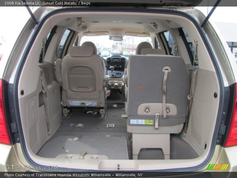 Sunset Gold Metallic / Beige 2008 Kia Sedona LX