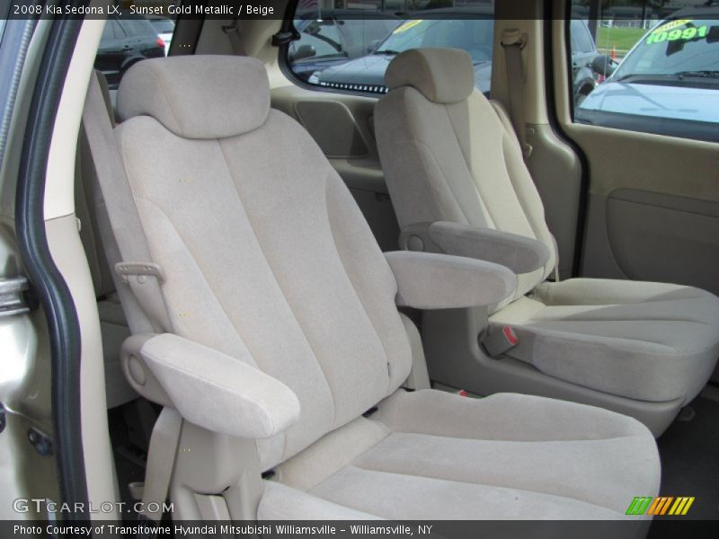 Sunset Gold Metallic / Beige 2008 Kia Sedona LX