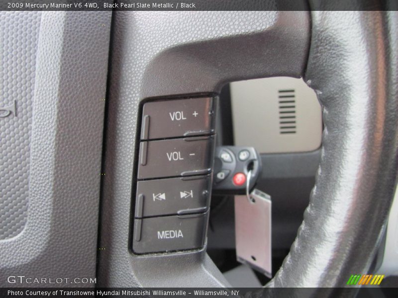 Black Pearl Slate Metallic / Black 2009 Mercury Mariner V6 4WD