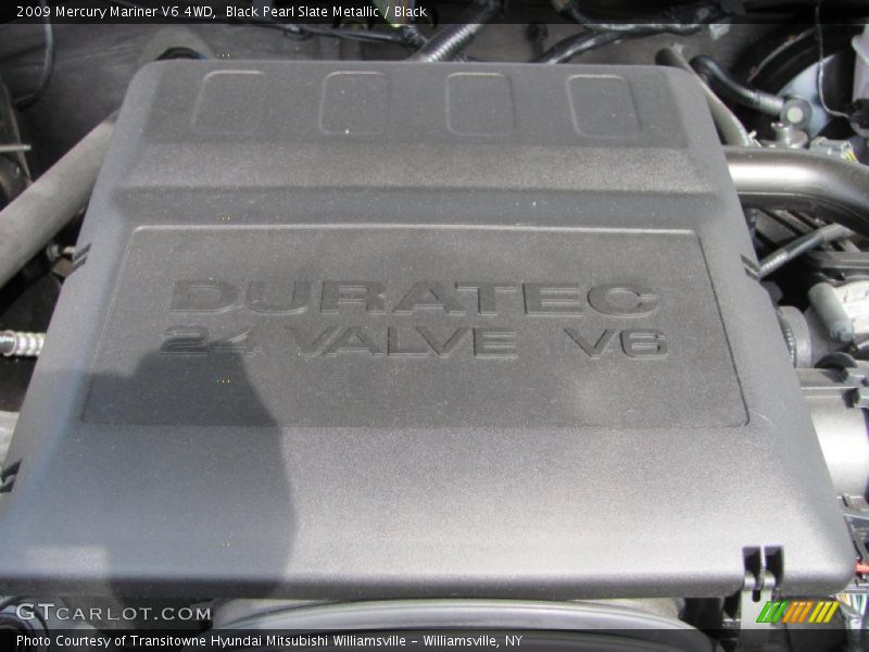 Black Pearl Slate Metallic / Black 2009 Mercury Mariner V6 4WD