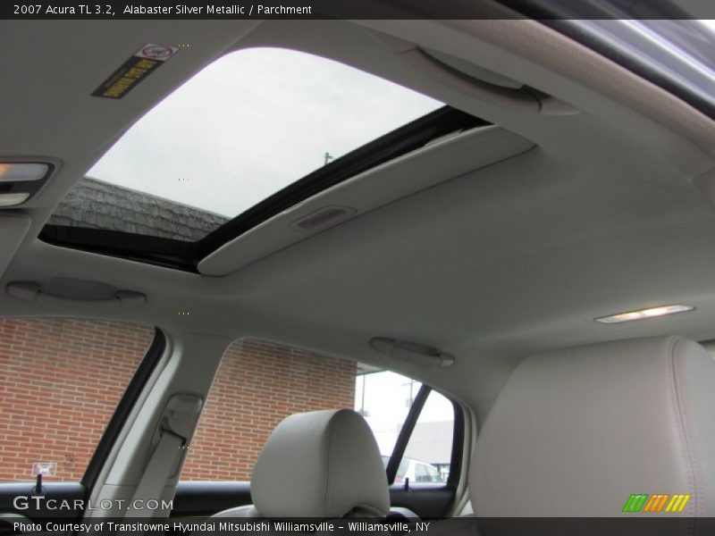 Alabaster Silver Metallic / Parchment 2007 Acura TL 3.2