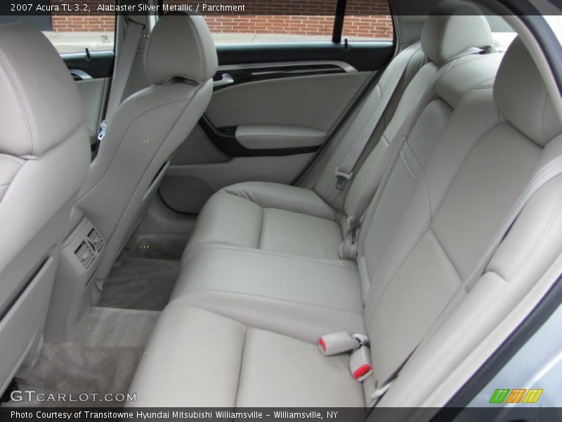 Alabaster Silver Metallic / Parchment 2007 Acura TL 3.2