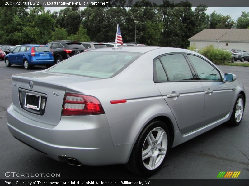 Alabaster Silver Metallic / Parchment 2007 Acura TL 3.2
