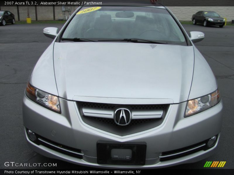Alabaster Silver Metallic / Parchment 2007 Acura TL 3.2