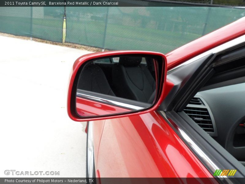 Barcelona Red Metallic / Dark Charcoal 2011 Toyota Camry SE